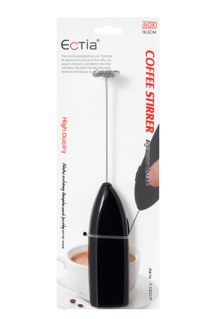 Mixer spuma cafea electric Ectia 19.5 cm – Spumare rapida si fina, INOX [1]