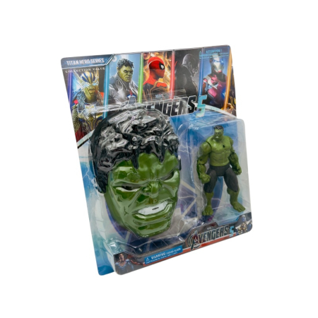 Set Masca si Figurina Erou Verde – 39x32 cm [1]