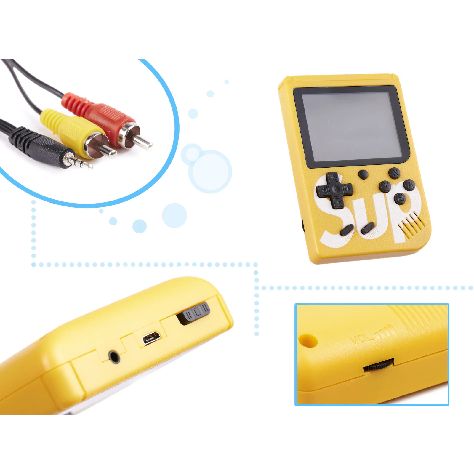 Consola Portabila SUP 400 in 1 – Jocuri Retro, Ecran 3 Inch, Gaming Portabil [2]