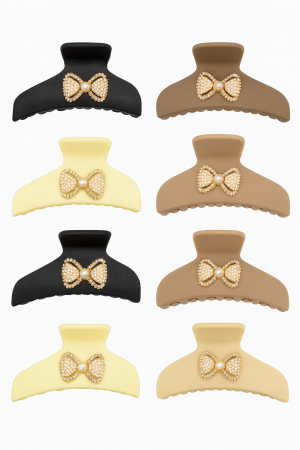 Set 12 Cleme Par 11cm cu Funda cu Perle – Accesorii Elegante Mat pentru Coafuri [1]