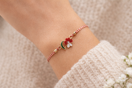 Set 12 Bratari Martisor cu Floare Norocoasa – Cadou 1 Martie pentru Femei, Ambalate Individual [1]