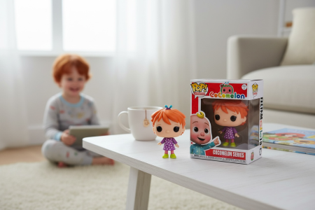 Figurina Series – Personaj cu Rochita Mov, Vinyl Colectibil [2]