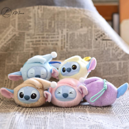 Jucarii de plus - Breloc portofel  plus figurina adorabila – model pufos colorat