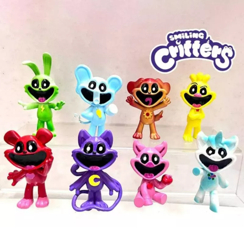 Figurina– Pisica Mov „C”, Figurina Vinyl Colectibila 3+ [1]