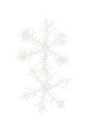 Articole pentru Casa Engros - Set 3 fulgi de nea decor pentru Craciun, model cu sclipici, 12x12cm