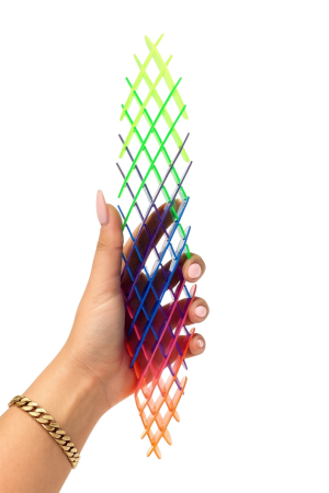 Jucarii antistres si senzoriale - Jucarie Antistres Plasa Extensibila XXL – Fidget Mesh Mare, Ultra Flexibil si Rezistent