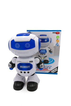 Jucarii interactive - Robot Dansator 22x14 cm – Lumini, Sunete, Miscare, Functioneaza pe Baterii