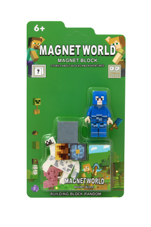 Jocuri de constructie si puzzle-uri - Set Figurina Magnetica MagnetWorld – Building Block Random