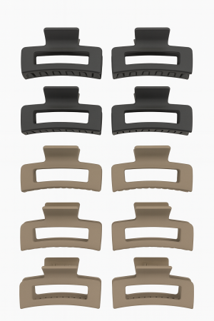 Set 12 Cleme Par 13cm Matte Neutre – Accesorii Rezistente pentru Păr Lung [1]