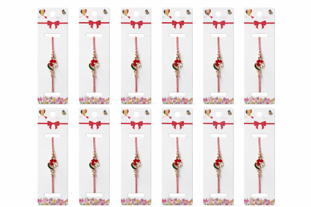 Set 12 Bratari Martisor cu Floare Norocoasa – Cadou 1 Martie pentru Femei, Ambalate Individual [4]