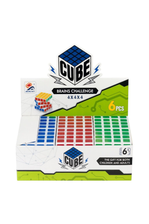 Set 6 Cuburi 4x4 Speed Puzzle – Cub Logic Alb pentru Antrenament Mental [1]