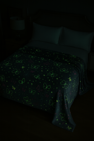 Patura Cocolino 200x230 cm, 1 KG – Model Fluturi si Stelute, Pufoasa si Calduroasa [1]