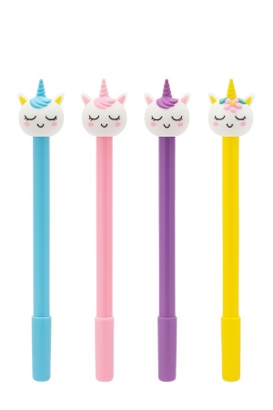 Pixuri Engros - Set 48 pixuri Unicorn colorate – Cap 3D amuzant, display Good Life, culori mixte
