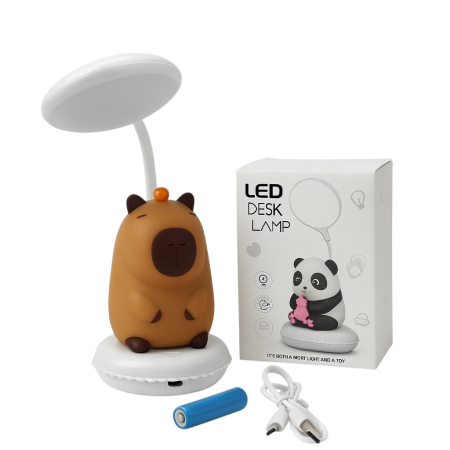 Lampa LED birou pentru copii, design animalut, lumina calda, reincarcabila [1]