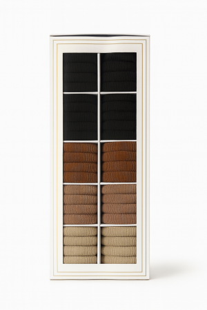 Set 100 elastice par fara metal, culori naturale, elastice groase si rezistente [1]