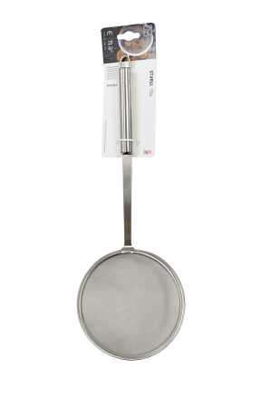 Articole pentru Casa Engros - Sita Metalica Inox cu Maner Lung – Strecuratoare Fina pentru Gatit, EoTia 12 cm