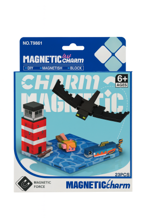 Set Magnetic Blocuri – Far si Creaturi, 23 Piese, 17 x 13 cm [1]