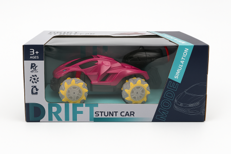 Masina Drift Stunt Car cu radiocontrol 30x13 cm, model off-road, roti speciale 360° [1]