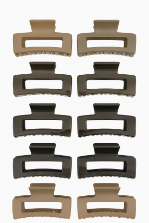 Accesorii pentru par Engros - Set 12 Cleme Par 13cm Matte Neutre – Accesorii Rezistente pentru Păr Lung