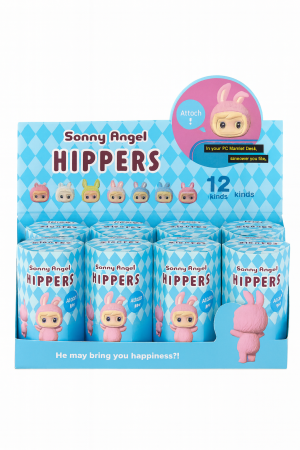 Jucarii surpriza - Set 12 Figurine Sonny Hippers – 10 cm – Model Animal Costume Series