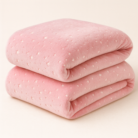 Patura Cocolino Fosforescenta Roz 200x230 cm, 1 KG – Model Stelute Glow [2]