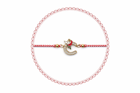 Set 12 bratari martisor cu potcoava stilizata si porumbel, snur rosu alb, ambalate individual [3]