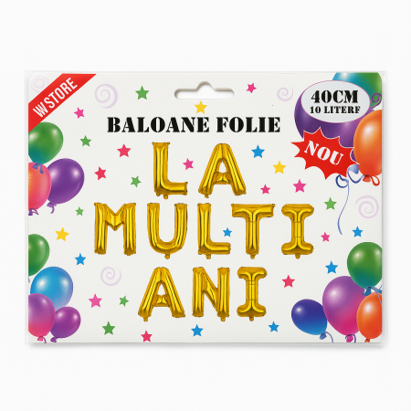 Set baloane latex 9 buc, 30 cm, multicolor cu confetti, accesorii incluse [1]