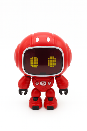 Robot Interactiv 14.5x10 cm cu Lumini, Sunete si Ecran LED – Jucarie Inteligenta pentru Copii 3+ [1]