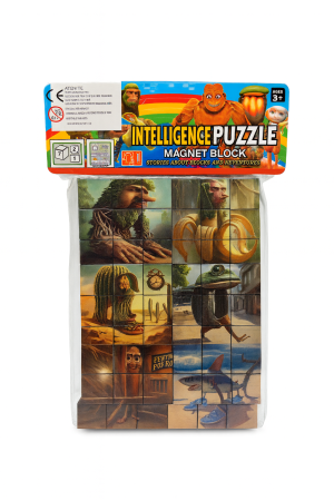 Puzzle Magnetic Inteligenta – Magnet Block – Model Creativ – 5+ [1]