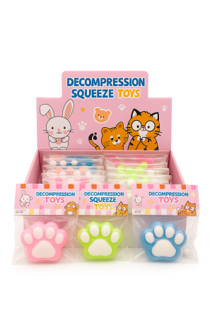 Set 16 squishy labuta colorata, jucarie antistres moale, spumoasa, pentru copii [1]