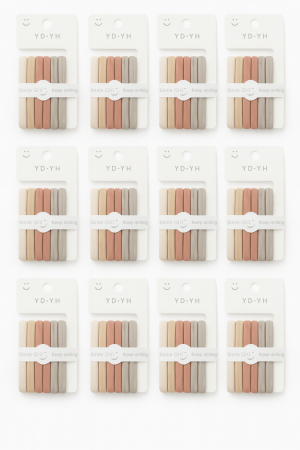 Set 12 carduri elastice par nude, 6 pe card, elastice moi si rezistente [2]