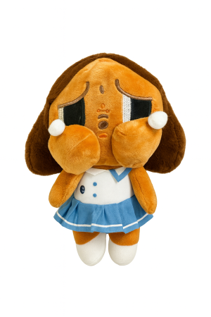 Jucarii de plus - Papusa Plus Tristuta cu Rochita Albastra 20 cm – Jucarie Emo Cute