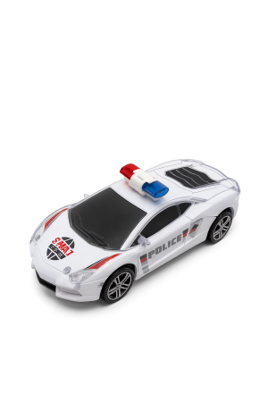 Masina de Politie cu Lumini si Muzica – 17 cm, Model Sport [1]