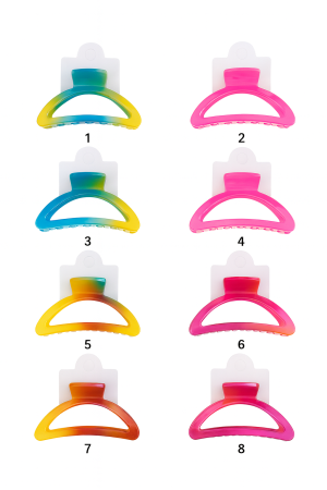 Set 12 Cleme Par 10cm Gradient – Accesorii Colorate si Rezistente pentru Păr [1]