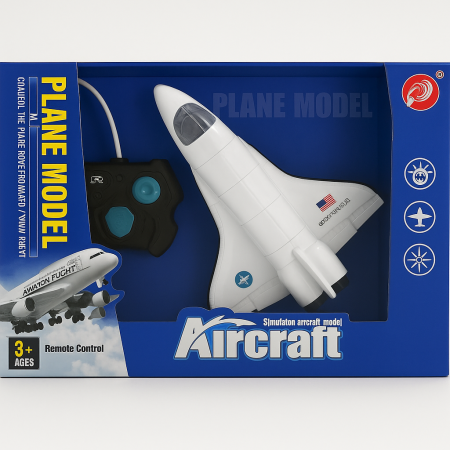 Avion cu Radiocomanda – Aircraft Model, Lumini, 3+ [1]