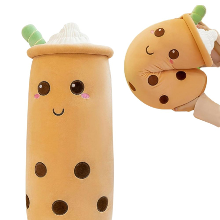 Plus Boba Maro 100 cm – Perna Gigant Kawaii, Jucarie XXL Pufoasa, Cadou Pentru Copii [1]