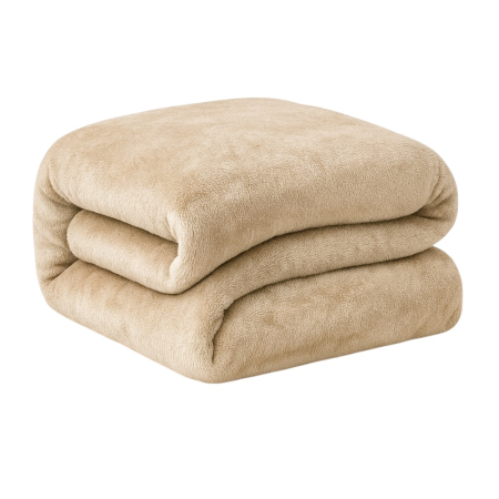 Patura Cocolino crem 200x230 cm, pufoasa, groasa, 1 kg [1]