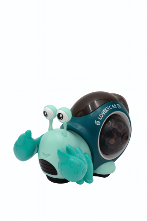 Jucarii interactive - Jucarie Interactiva Melc LovelyCar – Lumini, Muzica si Miscarе, Design Amuzant