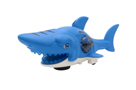 Jucarii interactive - Rechin Electric cu Lumini si Muzica – 21 cm, Electric Music Series