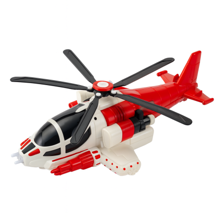 Jucarii interactive - Elicopter Jucarie cu Lumini, Sunete si Rotatie 360 – Model Fighter, 30 cm