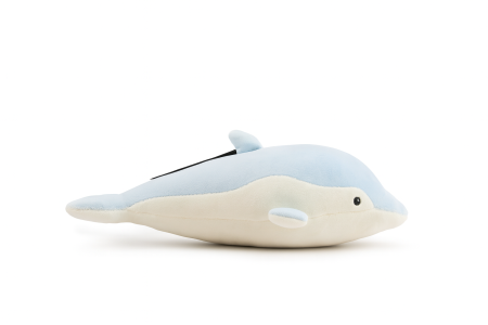 Jucarii de plus - Delfin Plus Albastru 27 cm – Jucarie Moale, Catifelata si Realista pentru Copii