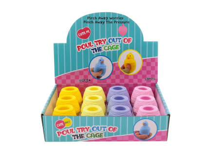 Set 12 Jucarii Rata Ascunsa in Cosulet – Silicon Moale, Antistres, Colorate [1]