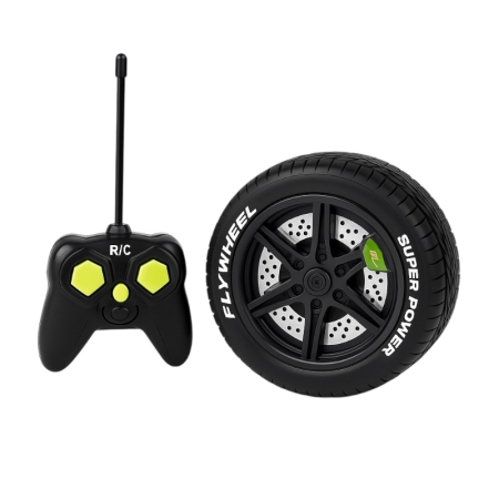 Jucarii cu radio control - Roata RC FlyWheel cu Radiocomanda – Jucarie Interactiva 21x17cm