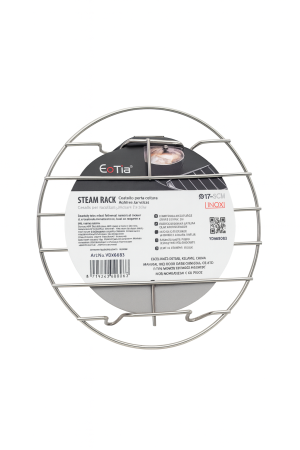 Articole pentru Casa Engros - Suport Aburire Inox 17 cm EoTia – Steam Rack pentru Gatit la Abur, Oale si Tigai