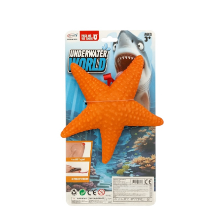 Jucarii bebelusi si de baie - Jucarie Stea de Mare din Material Moale – Underwater World – pentru copii 3+