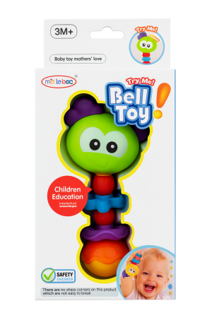 Jucarii bebelusi si de baie - Zornaitoare Bell Toy pentru Bebe – 19 x 10 cm, 3+ luni