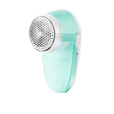 Bricolaj Engros - Aparat Pentru Curatat Scame, Par Si Praf, , Pentru Diferite Tipuri De Material, Cu Lame Din Otel Inoxidabil, Incarcare Prin USB Type-C, Cu Perie De Curatare si Cablu USB Incluse, 13x7 cm, Verde