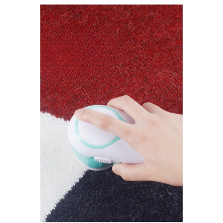 Aparat Pentru Curatat Scame, Par Si Praf, , Pentru Diferite Tipuri De Material, Cu Lame Din Otel Inoxidabil, Incarcare Prin USB Type-C, Cu Perie De Curatare si Cablu USB Incluse, 13x7 cm, Verde [1]