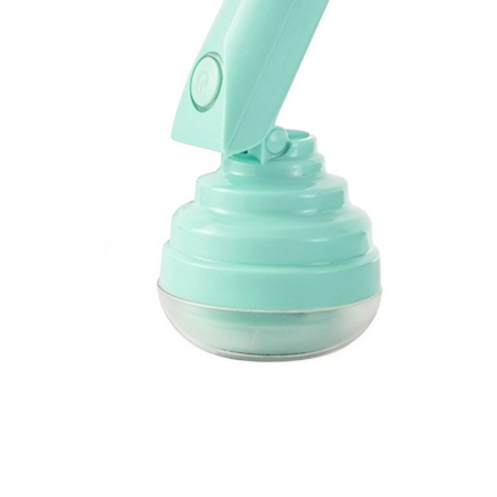 Aparat Pentru Curatat Scame, Par Si Praf, , Trimmer pentru Diferite Tipuri De Material, Cu Lame Din Otel Inoxidabil, Maner Flexibil, Incarcare Prin USB, 13x8 cm, Verde [3]