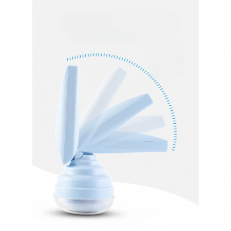 Aparat Pentru Curatat Scame, Par Si Praf, , Trimmer pentru Diferite Tipuri De Material, Cu Lame Din Otel Inoxidabil, Maner Flexibil, Incarcare Prin USB, 13x8 cm, Albastru [5]